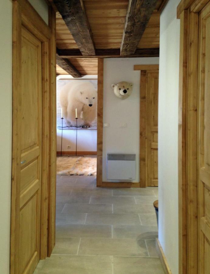 L'Ours Blanc Lodge Le Biot Exterior foto